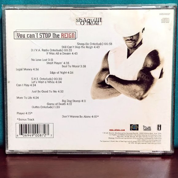 Shaquille O' Neal You Can't Stop The REIGN CD - Picture 2 of 5